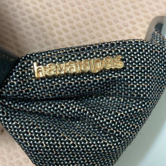 New Ladies’ Havaianas You St. Tropez Shine Pink Sandals   Size 9 - Picture 2 of 7